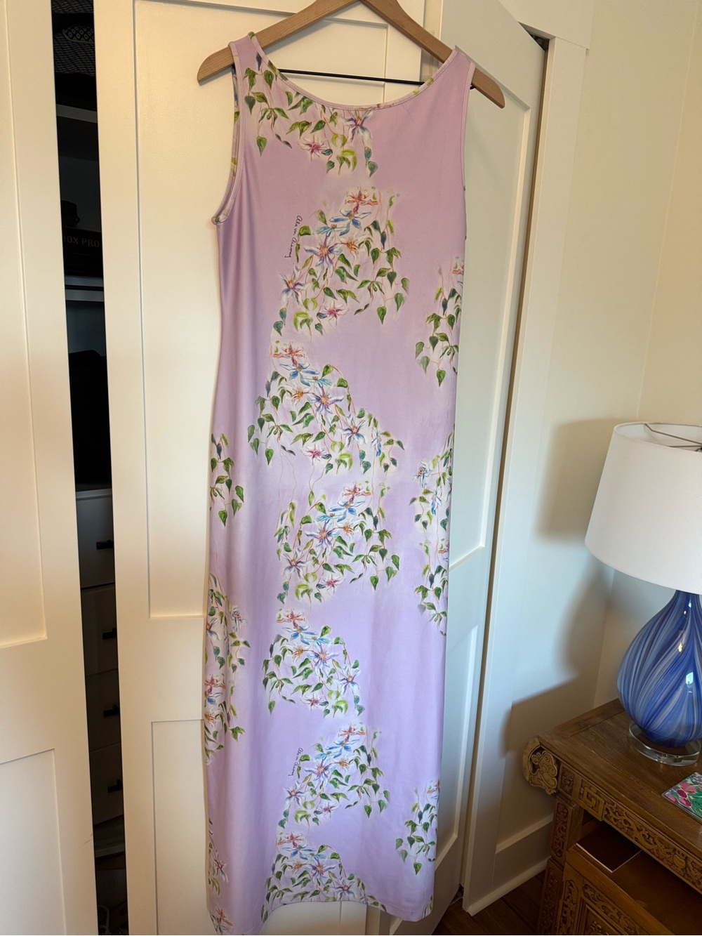 Ala von auersperg purple floral maxi and purple floral poncho - Picture 10 of 13